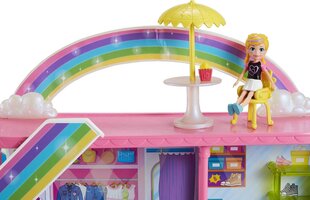 Polly Pocket Sweet Adventure Rainbow Mall -Ostoskeskus hinta ja tiedot | Tyttöjen lelut | hobbyhall.fi