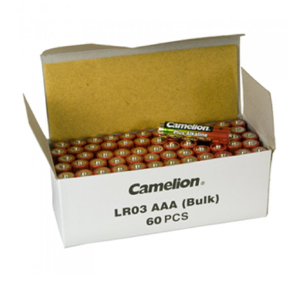 Paristot Camelion alkaliparistot AAA LR03, 60 kpl hinta ja tiedot | Paristot | hobbyhall.fi