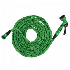 Joustava puutarhaletku suuttimella Bradas Trick Hose 15m-45m, vihreä hinta ja tiedot | Puutarhaletkut, kastelukannut ja muut kastelutarvikkeet | hobbyhall.fi