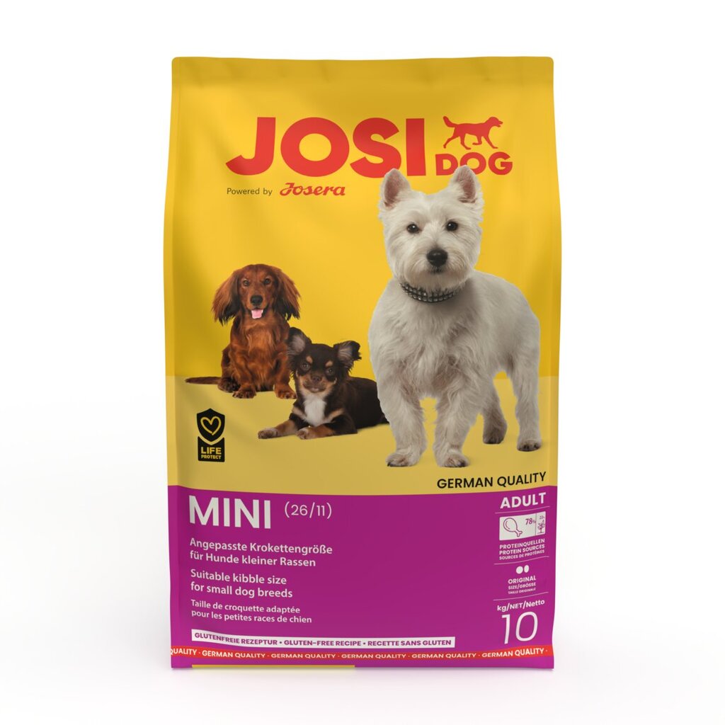 JOSERA JosiDog Mini 10kg hinta ja tiedot | Koiran kuivaruoka | hobbyhall.fi