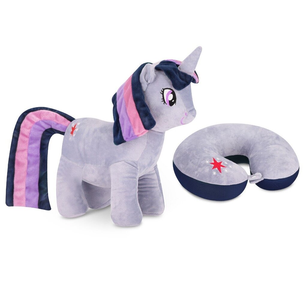 Lasten niskatyyny-pehmolelu Spokey My Little Pony Sparkle, violetti hinta ja tiedot | Muut retkeilyvarusteet | hobbyhall.fi