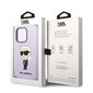 Karl Lagerfeld Liquid Silicone Ikonik NFT kotelo iPhone 14 Pro Max puhelimelle, violetti hinta ja tiedot | Puhelimen kuoret ja kotelot | hobbyhall.fi