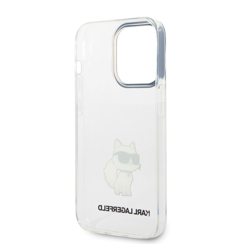 Karl Lagerfeld IML Choupette NFT kotelo iPhone 14 Pro Max puhelimelle, läpinäkyvä hinta ja tiedot | Puhelimen kuoret ja kotelot | hobbyhall.fi