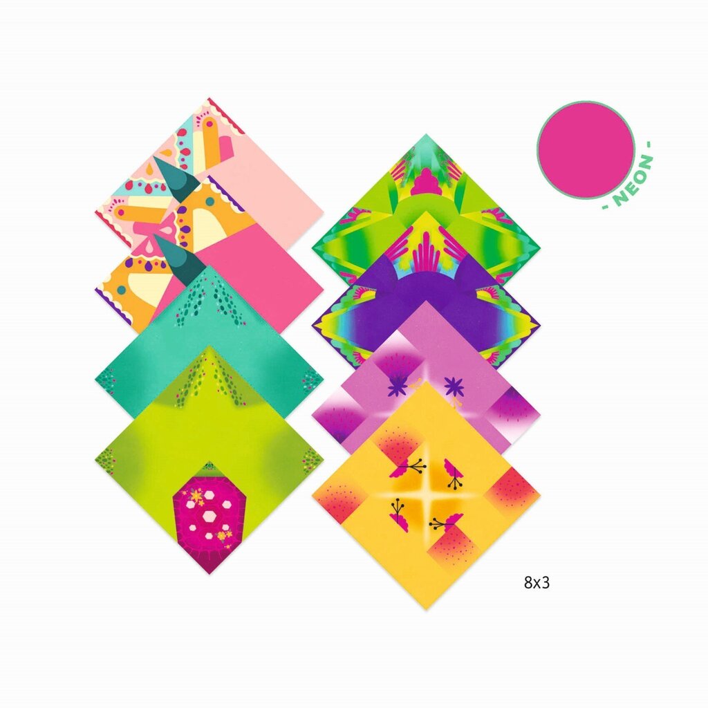 Djeco - Tropics, origamisetti DJ08754 hinta ja tiedot | Kehittävät lelut | hobbyhall.fi