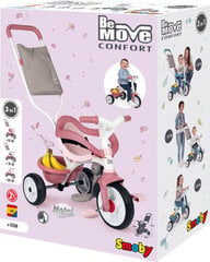 Smoby Be Move Comfort kolmipyörä, vaaleanpunainen hinta ja tiedot | Kolmipyörät | hobbyhall.fi