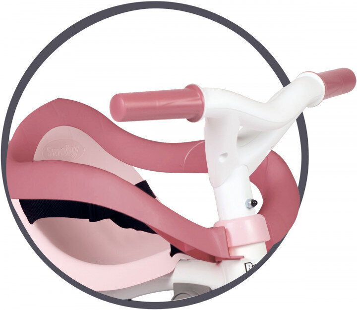Smoby Be Move Comfort kolmipyörä, vaaleanpunainen hinta ja tiedot | Kolmipyörät | hobbyhall.fi