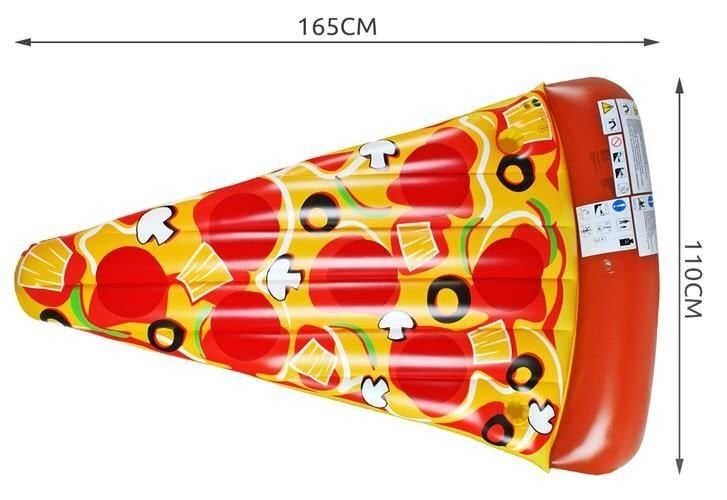 Ilmatäytteinen patja Pizza XXL hinta ja tiedot | Puhallettavat vesilelut ja uima-asusteet | hobbyhall.fi