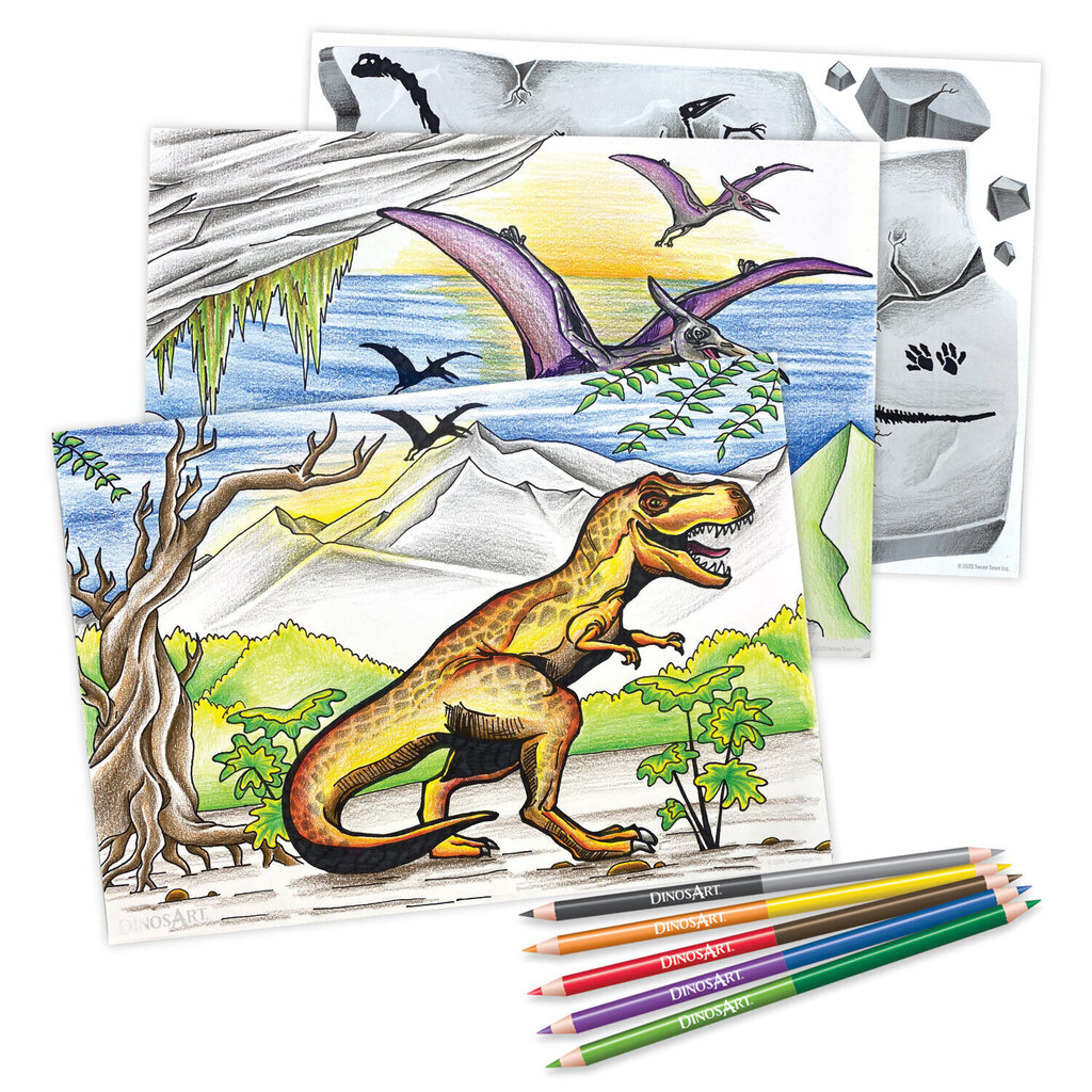 Luova setti Dinosart Tracing Light Pad, 15151 hinta ja tiedot | Kehittävät lelut | hobbyhall.fi