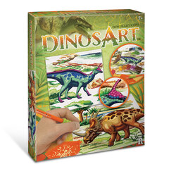 Luova setti Dinoart Dazzle-by-Number, 15051 hinta ja tiedot | Dinos Art Lelut yli 3-vuotiaille lapsille | hobbyhall.fi
