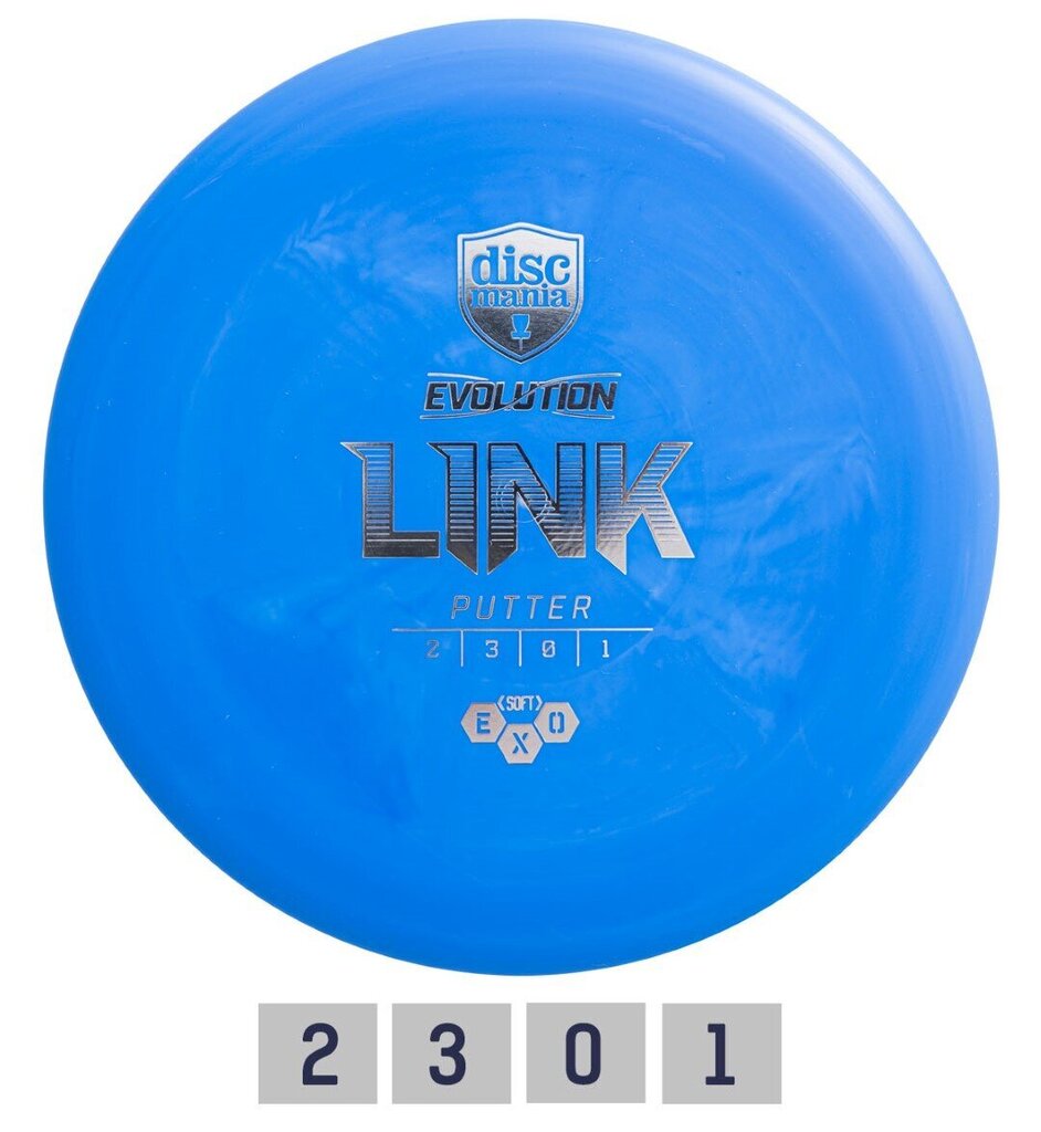 Frisbee Putter SOFT EXO LINK 2/3/0/1 hinta ja tiedot | Frisbeegolf | hobbyhall.fi