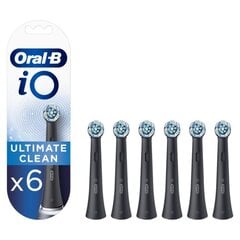 Oral-B iO Ultimate Clean Black XL 6 kpl. hinta ja tiedot | Sähköhammasharjan vaihtoharjat | hobbyhall.fi