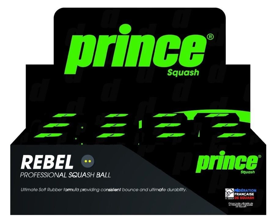 Prince Rebel squash-pallot 12 kpl hinta ja tiedot | Squash | hobbyhall.fi