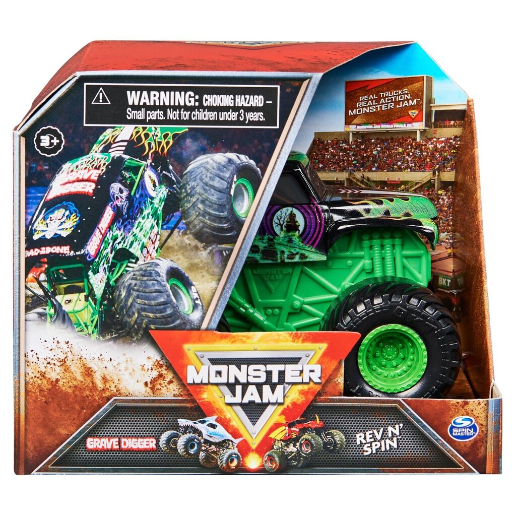 Maasturi Grave Digger Monster Jam 1:43, 6063896 hinta ja tiedot | Poikien lelut | hobbyhall.fi