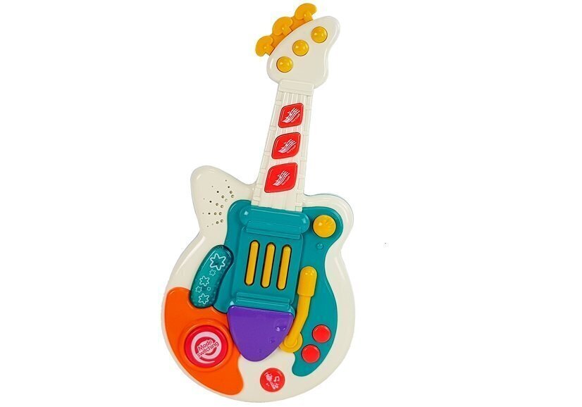 Interaktiivinen kitara äänillä ja valoilla hinta ja tiedot | Kehittävät lelut | hobbyhall.fi