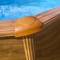 Gre Mauritius Soikean muotoinen kehystetty uima-allas hiekkasuodattimella, 500 cm x 300 cm x 132 cm hinta ja tiedot | Uima-altaat | hobbyhall.fi