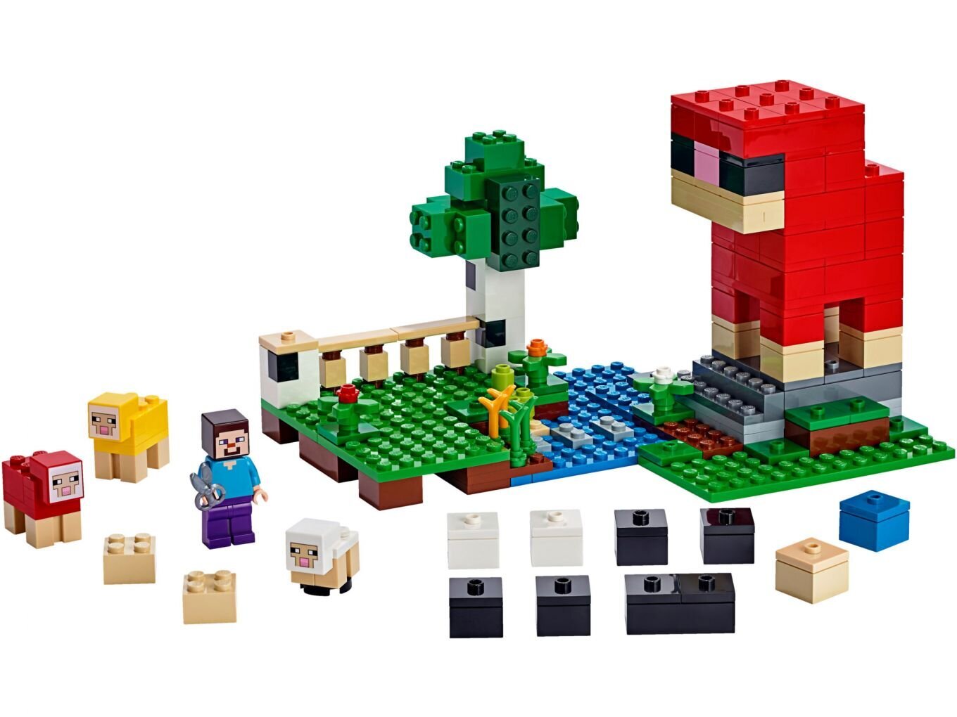 21153 LEGO® Minecraftin kartanon maatila hinta ja tiedot | LEGOT ja rakennuslelut | hobbyhall.fi