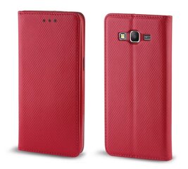 Puhelinkotelo Forever Smart Magnetic Fix Book Samsung Galaxy J5 (J510), punainen hinta ja tiedot | Puhelimen kuoret ja kotelot | hobbyhall.fi