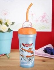 Juomapullo pillillä Disney Planes 300 ml hinta ja tiedot | Juomapullot | hobbyhall.fi