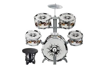 Rumpusetti JazzDrum, hopeinen hinta ja tiedot | Kehittävät lelut | hobbyhall.fi