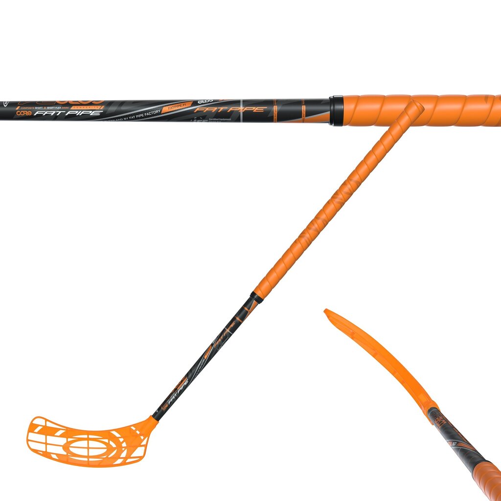 Sisäjääkiekkomaila Fat Pipe Core 34 Orange, vasenkätisille hinta ja tiedot | Salibandy | hobbyhall.fi