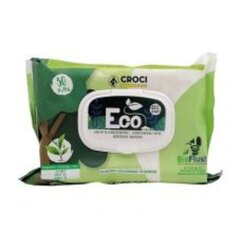 Croci Eco Wipes Tea&Chlorhexidine, vihreän teen tuoksuiset kosteuspyyhkeet, 30 kpl. hinta ja tiedot | Eläinten hoitotuotteet | hobbyhall.fi