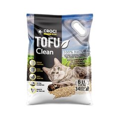 Croci Tofu Clean luomukissanhiekka, 6l, 2,6kg hinta ja tiedot | Kissanhiekka | hobbyhall.fi