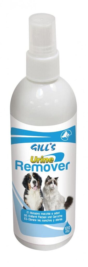 Croci Gill's Urine Remover virtsanpuhdistusneste, 120ml hinta ja tiedot | Eläinten hoitotuotteet | hobbyhall.fi