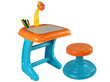 Lasten työpöytä tuolilla ja projektorilla, oranssi hinta ja tiedot | Kehittävät lelut | hobbyhall.fi