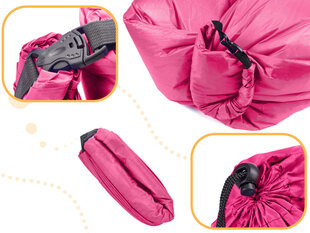 Lazy Bag ilmasohva, pinkki 230 x 70cm hinta ja tiedot | Ilmapatjat | hobbyhall.fi