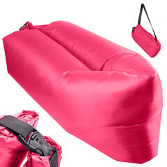 Lazy Bag ilmasohva, pinkki 230 x 70cm hinta ja tiedot | Ilmapatjat | hobbyhall.fi