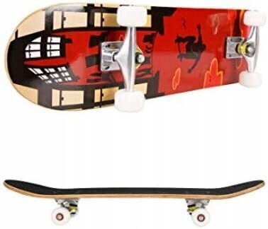 Klassinen rullalauta 79 cm, ABEC-11, punainen hinta ja tiedot | Skeittilaudat | hobbyhall.fi