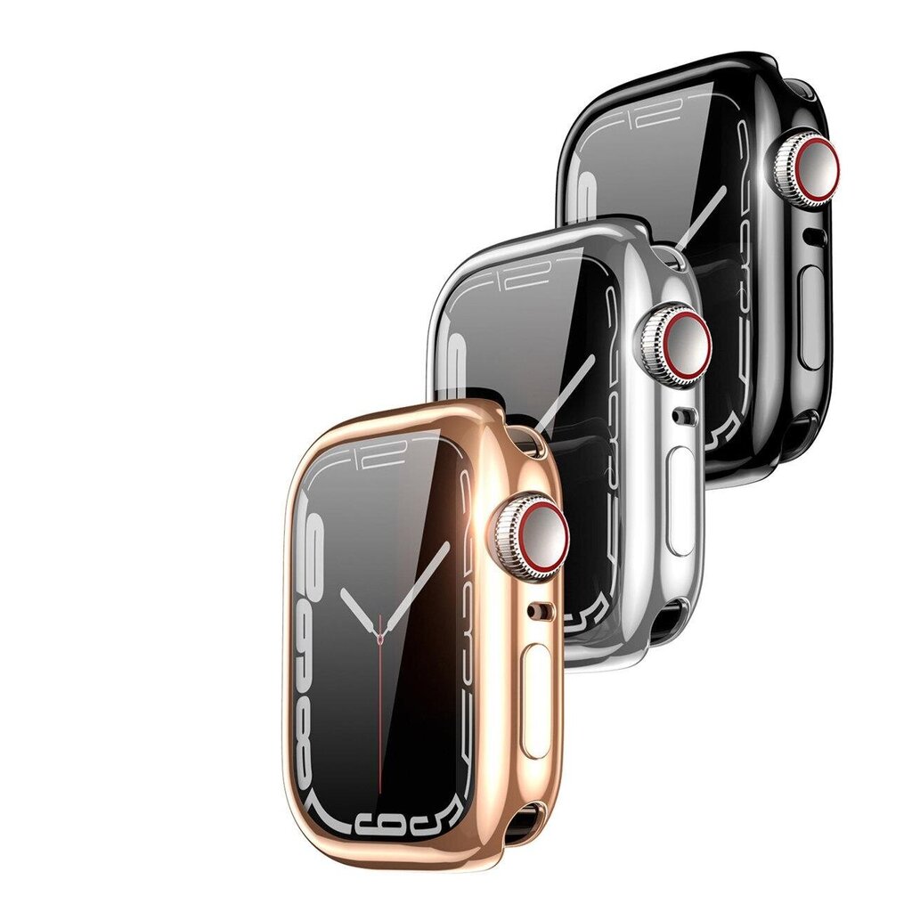 Dux Ducis Hamo kotelo kelloille Apple Watch 6 44mm / Watch 5 44mm / Watch 4 44mm / Watch SE 44mm, musta hinta ja tiedot | Älykellojen ja aktiivisuusrannekkeiden lisätarvikkeet | hobbyhall.fi