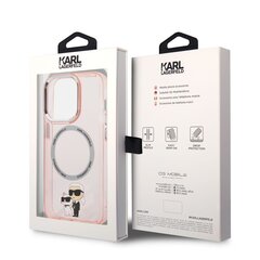 Karl Lagerfeld MagSafe Yhteensopiva kotelo IML Karl ja Choupette NFT iPhone 14 Pro Max puhelimelle, vaaleanpunainen hinta ja tiedot | Karl Lagerfeld Puhelimet, älylaitteet ja kamerat | hobbyhall.fi