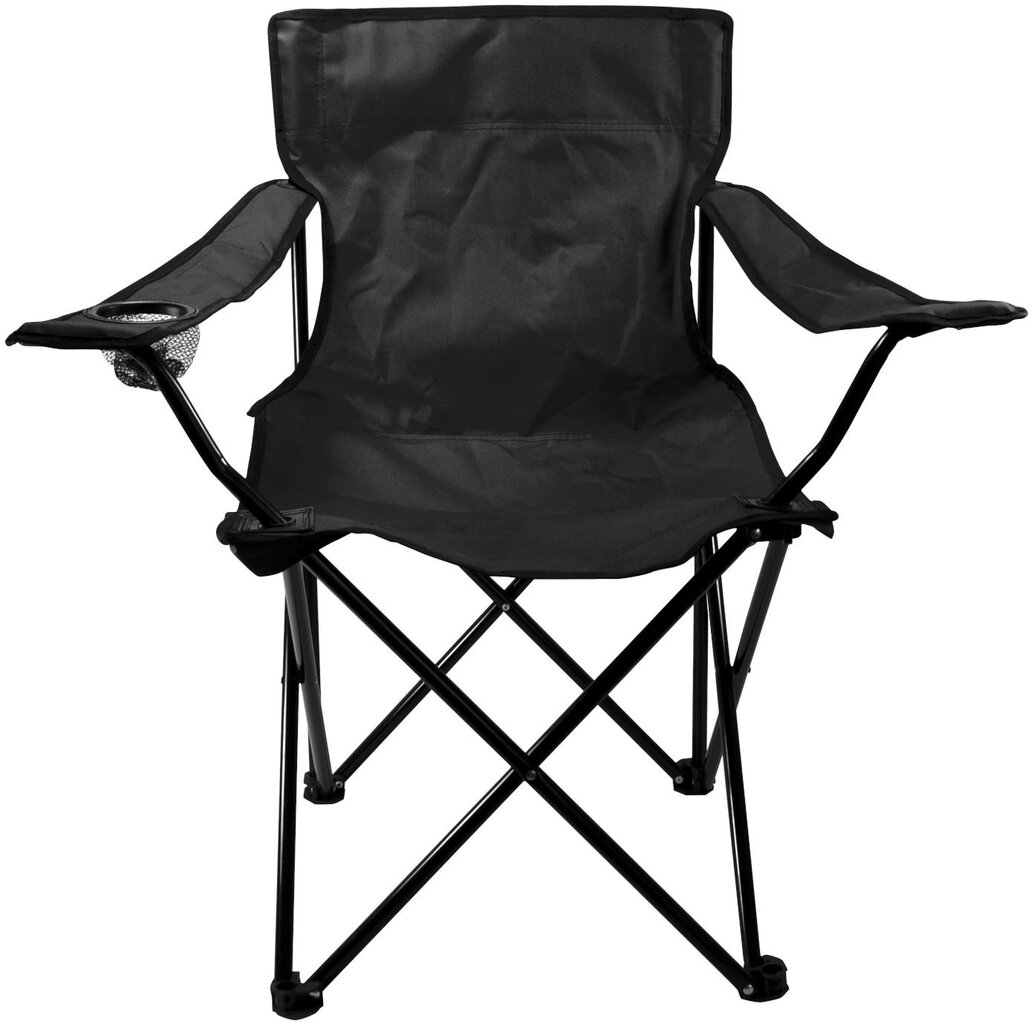 Abbey kokoontaitettava tuoli, mustan värinen hinta ja tiedot | Retkeilyvarusteet | hobbyhall.fi