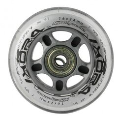 Nils Extreme PU rullaluistimen renkaat, 76 mm x 24 mm, 82A, 4 kpl hinta ja tiedot | Rullaluistimet | hobbyhall.fi