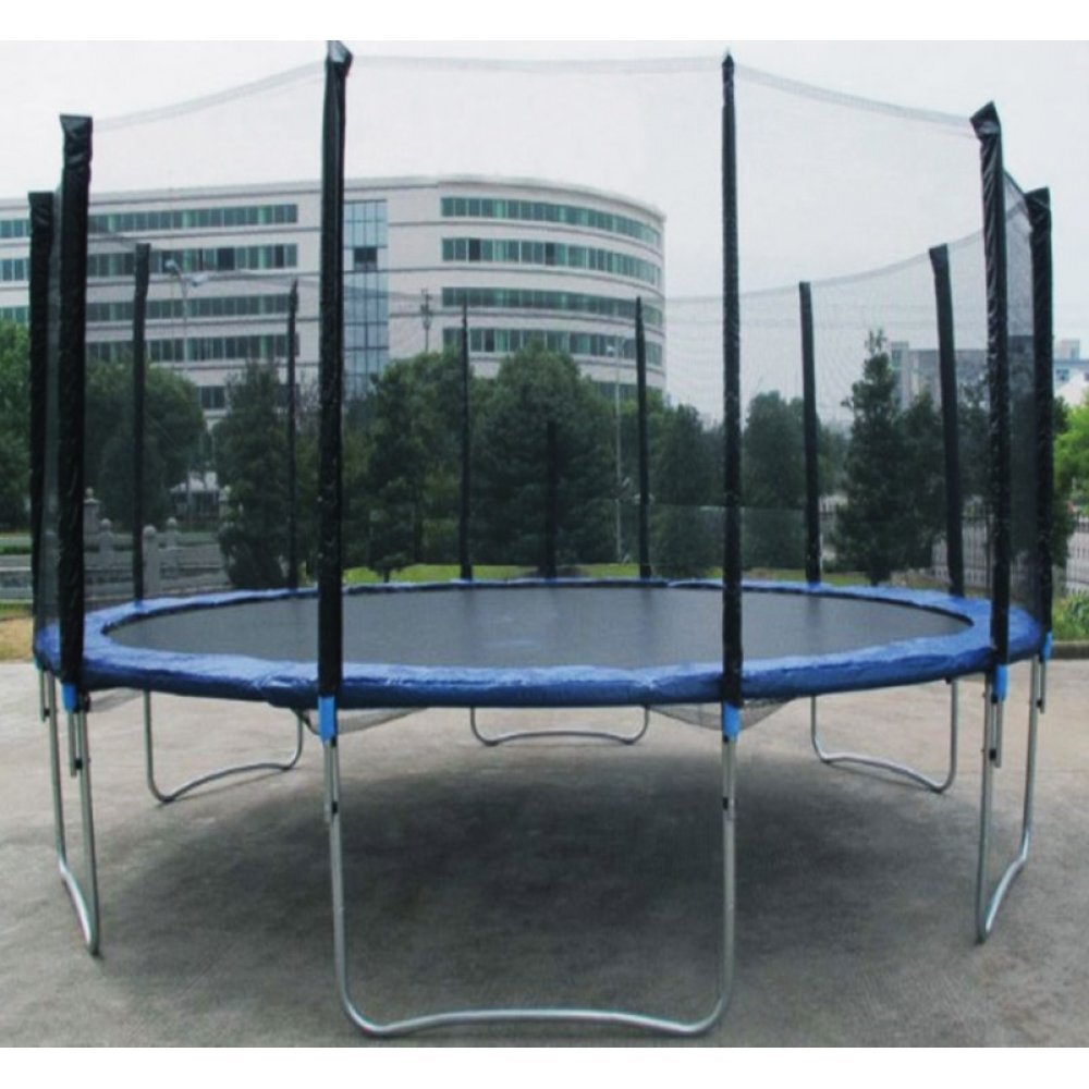 Euroliux Sports Jump 16FT (490 cm) trampoliini verkon ja tikkaiden kanssa hinta ja tiedot | Trampoliinit | hobbyhall.fi