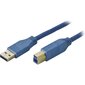 USB-kaapeli Deltaco USB3-120-K, USB 3.0, 2m hinta ja tiedot | Kaapelit ja adapterit | hobbyhall.fi
