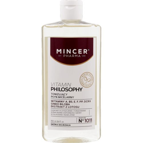Misellivesi Mincer Pharma Vitamins Philosophy No.1011 250 ml hinta ja tiedot | Kasvojen puhdistusaineet | hobbyhall.fi