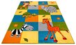 Hanse Home -lastenhuoneen matto Patchwork Zoo, eri värejä, 160x230cm hinta ja tiedot | Isot matot | hobbyhall.fi