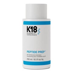 Shampoo K18 Peptide Prep pH:n ylläpitoshampoo, 250 ml hinta ja tiedot | Shampoot | hobbyhall.fi