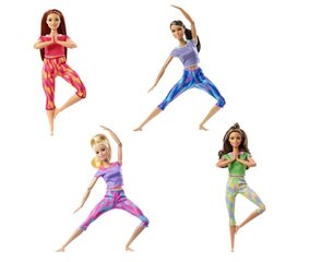 Doll Barbie Move Like Me: Jooga, FTG80 hinta ja tiedot | Tyttöjen lelut | hobbyhall.fi