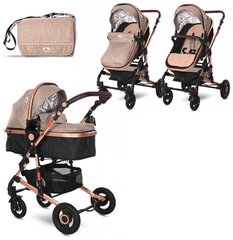 Yleisrattaat Lorelli Alba Premium 2in1, beige hinta ja tiedot | Vaunut ja rattaat | hobbyhall.fi