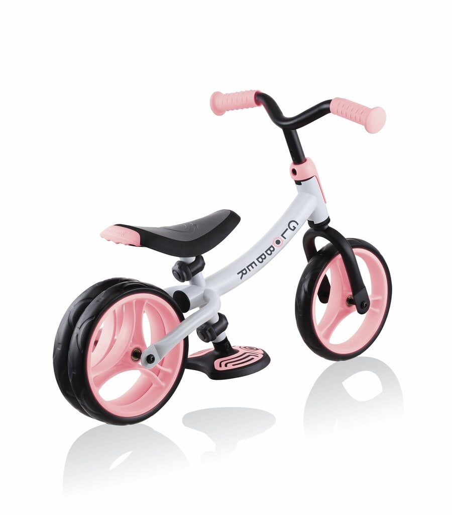 Tasapainopyörä Globber Go Bike Duo, pastellinpunainen, 614-210 hinta ja tiedot | Potkupyörät | hobbyhall.fi