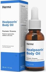 Elvyttävä vartaloöljy Hermz Healpsorin Body Oil, 30 ml hinta ja tiedot | Hermz Hajuvedet ja kosmetiikka | hobbyhall.fi