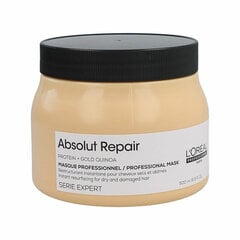 Hiusnaamio L'Oreal Professionnel Serie Expert Absolut Repair Instant Mask 500ml hinta ja tiedot | Hiusnaamiot, öljyt ja seerumit | hobbyhall.fi