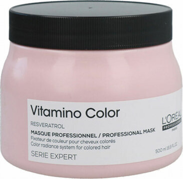 Värin hehkua palauttava naamio L'Oreal Professionnel Expert Serie Vitamino Color Mask 500ml hinta ja tiedot | Naamiot, öljyt ja seerumit | hobbyhall.fi