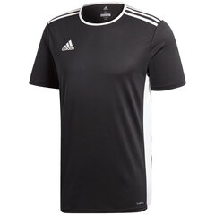 Adidas Entrada 18 Jersey JUNIOR -lasten T-paita, CF1035/CF1041, musta hinta ja tiedot | Adidas Urheilu ja vapaa-aika | hobbyhall.fi