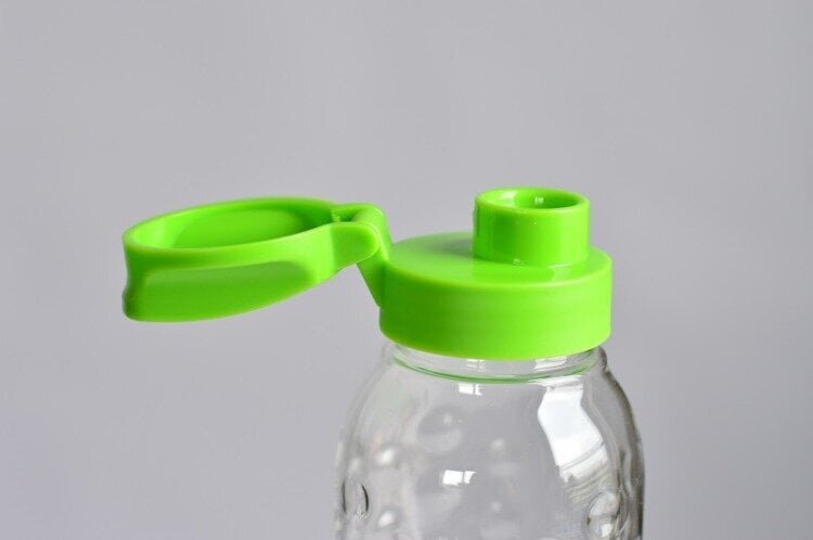 Dots-juomapullo, 0,45 l, läpinäkyvä / vihreä hinta ja tiedot | Juomapullot | hobbyhall.fi