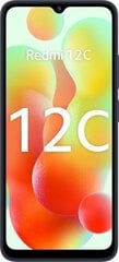 Xiaomi Redmi 12C 3/32GB Graphite Gray MZB0DL5EU hinta ja tiedot | Matkapuhelimet | hobbyhall.fi