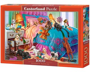 Palapeli Puzzle Castorland Naughty Puppies, 1000 palaa hinta ja tiedot | Palapelit | hobbyhall.fi